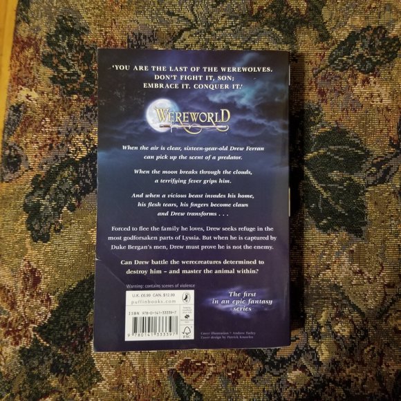 Children's novel, Wereworld by Curtis Jobling, paranormal fantasy, Puffin - Picture 2 of 3